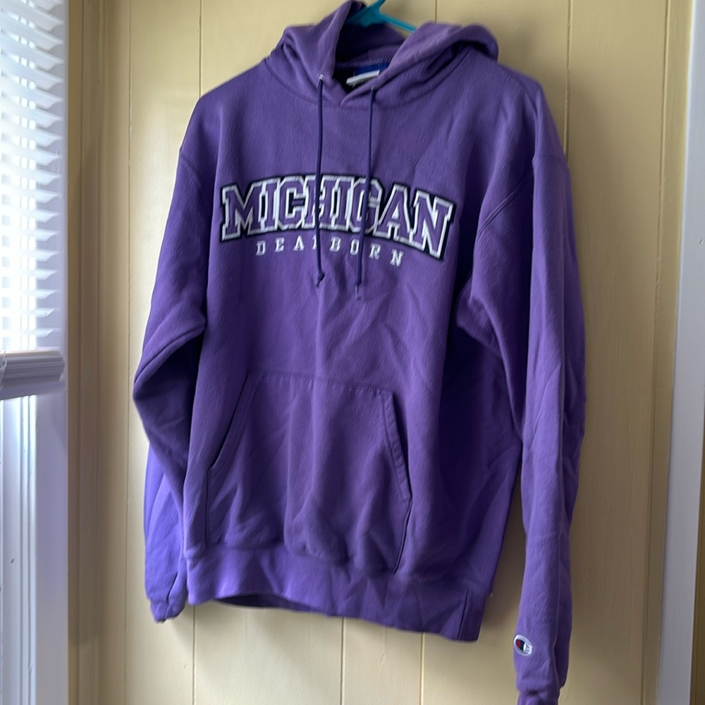 Purple University of Michigan Dearborn hoodie